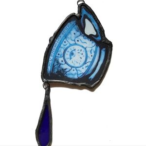 NWT Cup of My Enemies Tears Card Glass Art